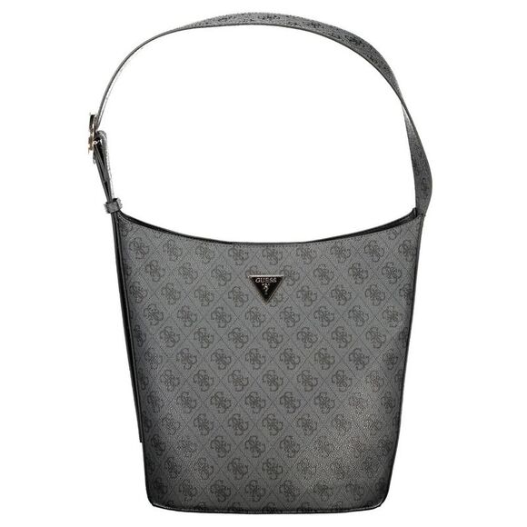 Guess Jeans Black Polyurethane Women Women's Handbag
